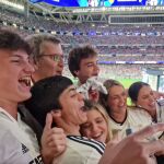Alberto Núñez Feijóo vio la final de la Champions en el Bernabéu