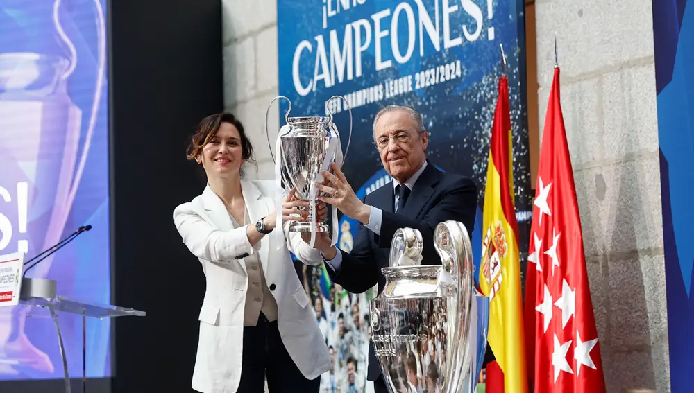 El Real Madrid celebra su 15º título de la Liga de Campeones