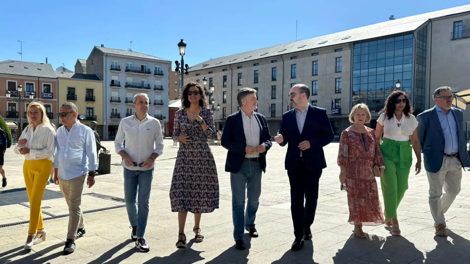 Francisco Vázquez junto a Marco Morala en Ponferrada