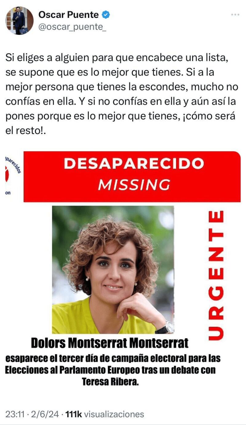 Captura de pantalla del post eliminado.