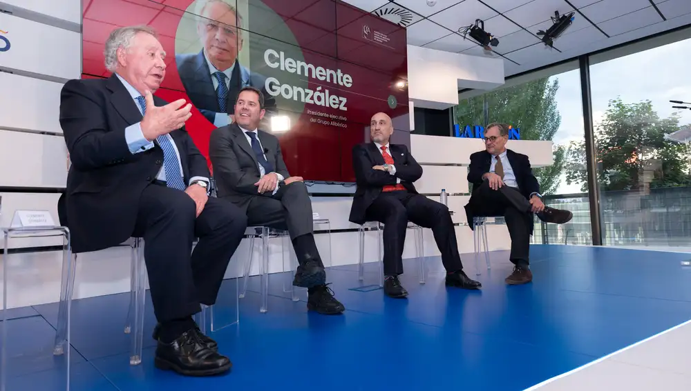 Clemente González, durante su intervención