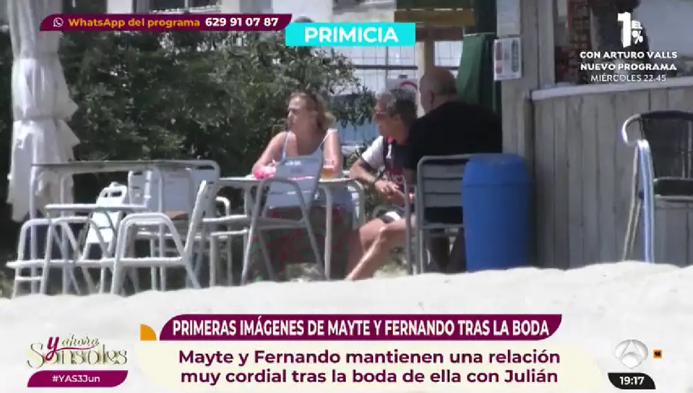 Mayte Zaldívar y Fernando Marcos