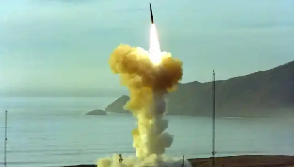 Lanzamiento de un misil Minuteman III.