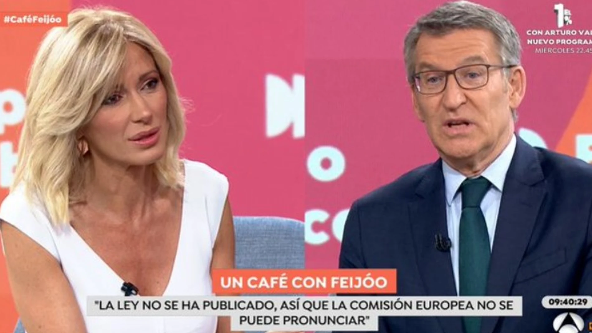 Entrevista de Alberto Nuñez Feijóo en "Espejo Público"