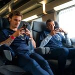 Mbappé y Griezmann, con la selección en un tren camino de Metz