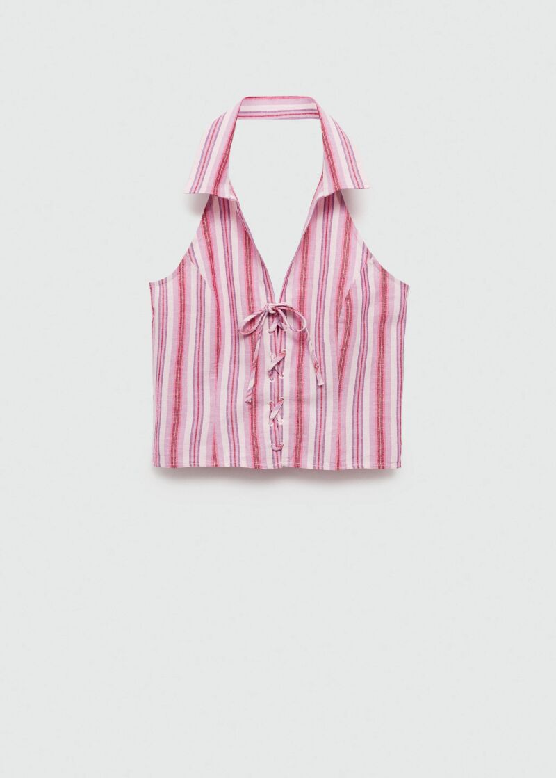 Top cuello halter.