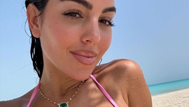 Georgina Rodríguez en bikini.