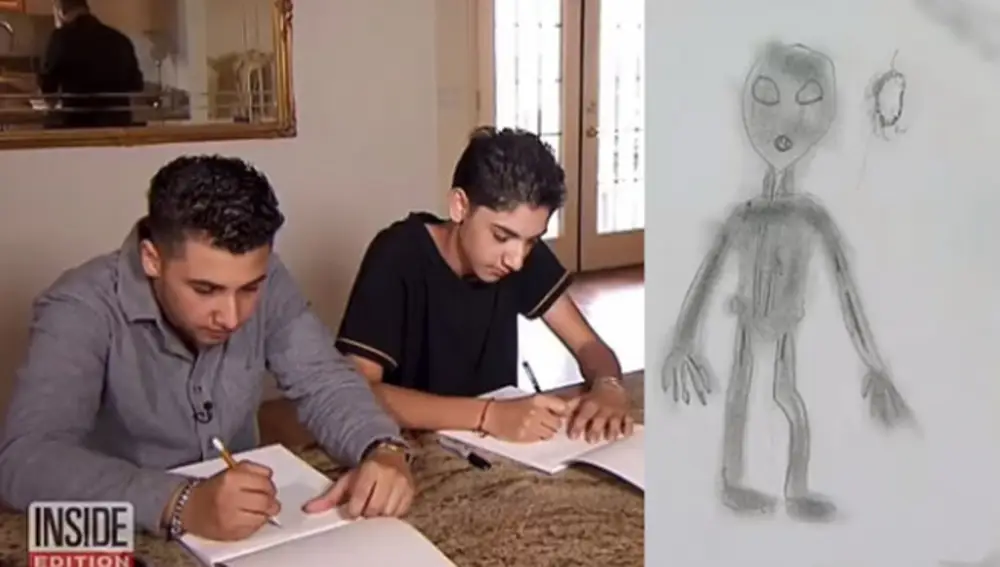 Dibujos realizados por los testigos