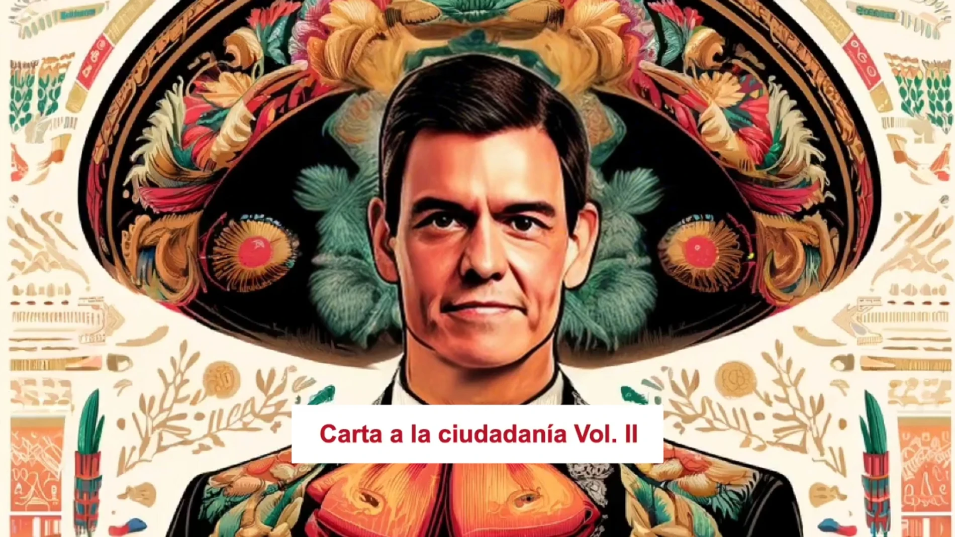 Convierten la segunda carta a la ciudadanía de Pedro Sánchez en una ranchera con IA