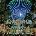 Noria de Navidad en Vigo. 