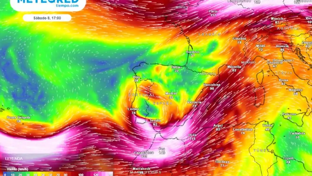 A diferencia de los últimos episodios, la situación de este fin de semana puede ser bastante generalizada, con tormentas intensas en buena parte de la Península.