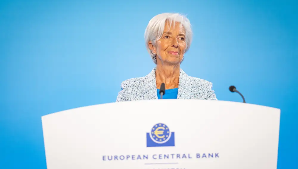 ECB president Christine Lagarde addresses the audience during the ECB Governing Council Press Conference on 6 June, 2024, Frankfurt, Germany.