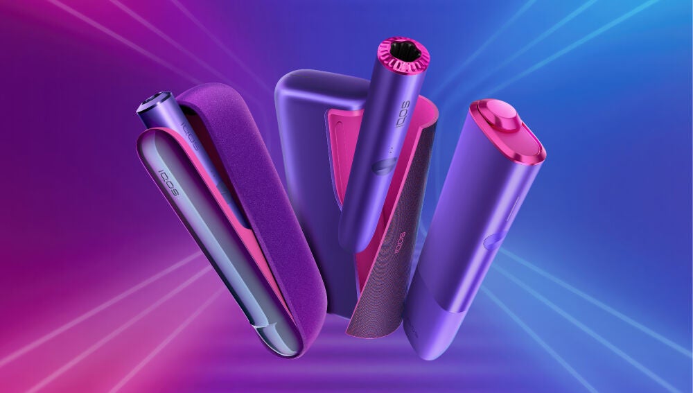Nueva edición limitada IQOS ILUMA NEON PURPLE, diseñada para