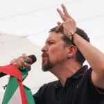 Pablo Iglesias participa en un acto de campaña por el 9J en Málaga