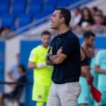 Rafa Márquez con el Barcelona B