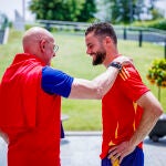Concentración de la selección española en Badajoz