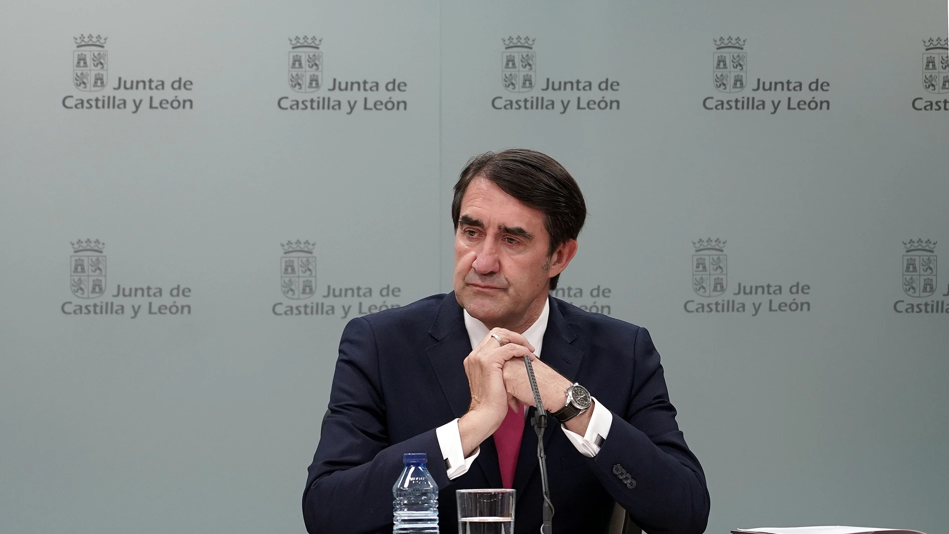 El consejero de Medio Ambiente, Vivienda y Ordenación del Territorio, Juan Carlos Suárez-Quiñones