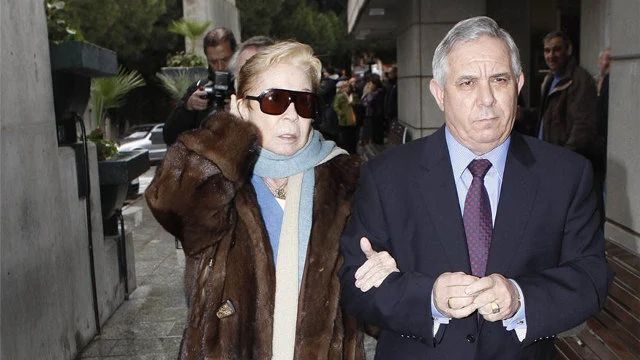 Lina Morgan junto a Daniel Pontes
