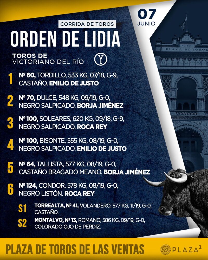 Orden de lidia