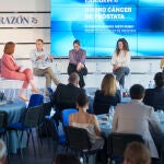 De izquierda a derecha, Raquel Bonilla, Carlos Manuel Nieto, Virginia Prieto, Lara Fernández y Santiago Gómez