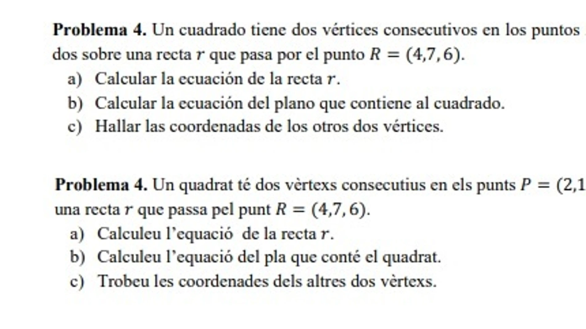 El problema de Matemáticas II donde se produjo la incidenciaEUROPA PRESS07/06/2024