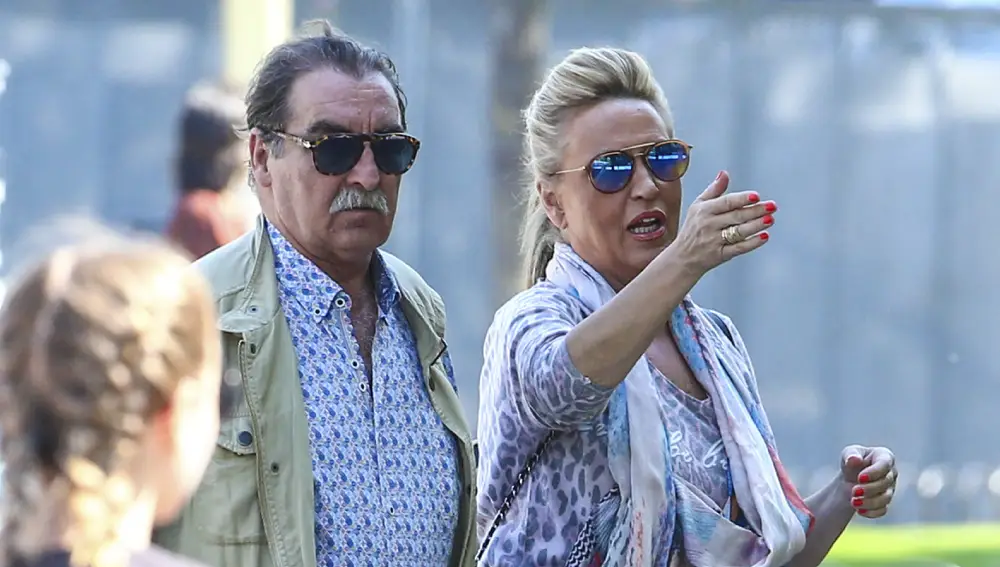 Lydia Lozano y su marido, Charly García