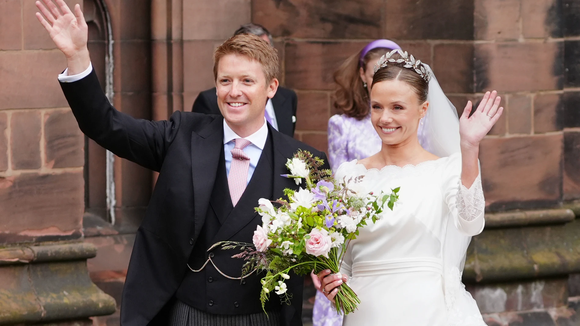 El vestido de novia de Olivia Henson.