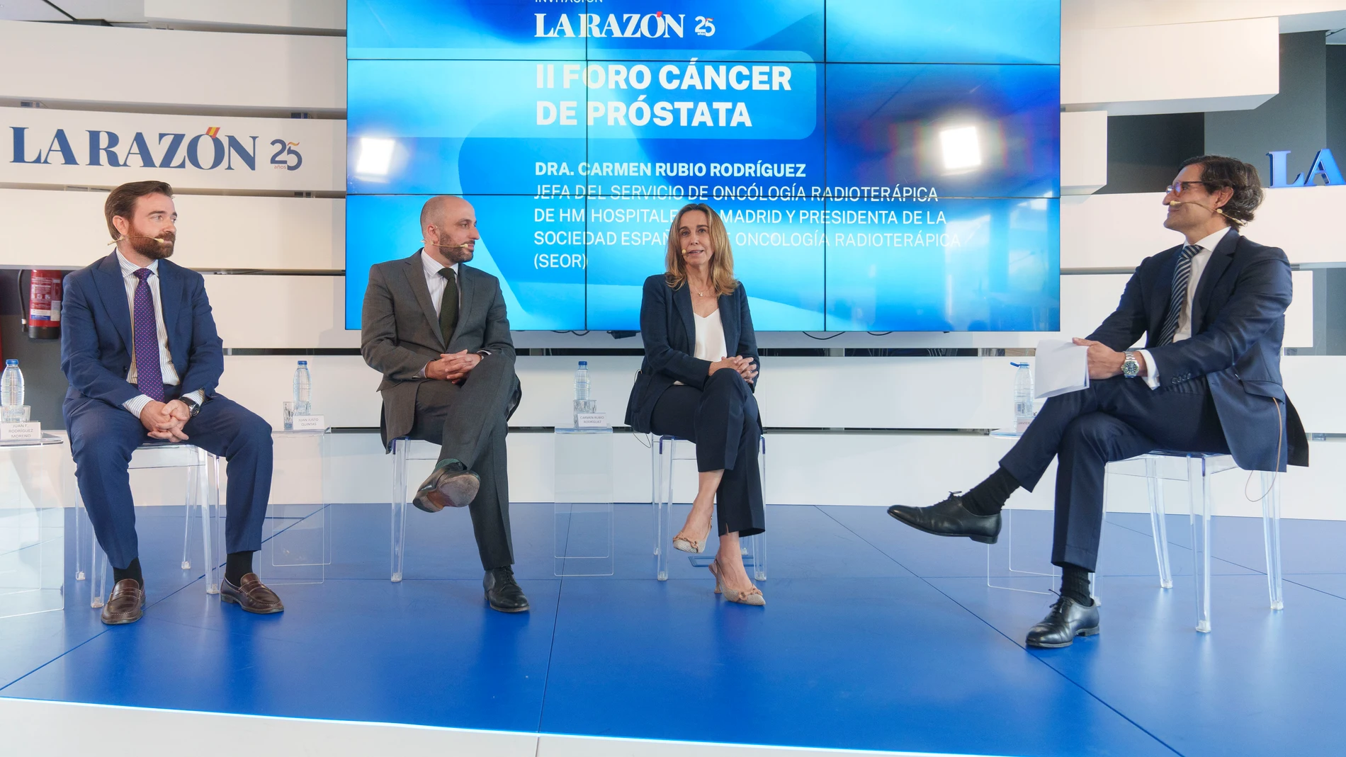 De izquierda a derecha, Juan F. Rodríguez, Juan Justo, Carmen Rubio y Javier Romero-Otero