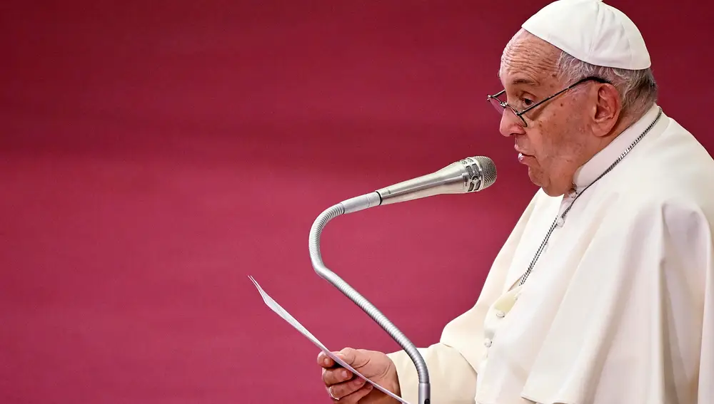 El Papa Francisco durante una audiencia