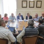 Junta de Gobierno de la Diputación de Segovia presidida por Miguel Ángel de Vicente