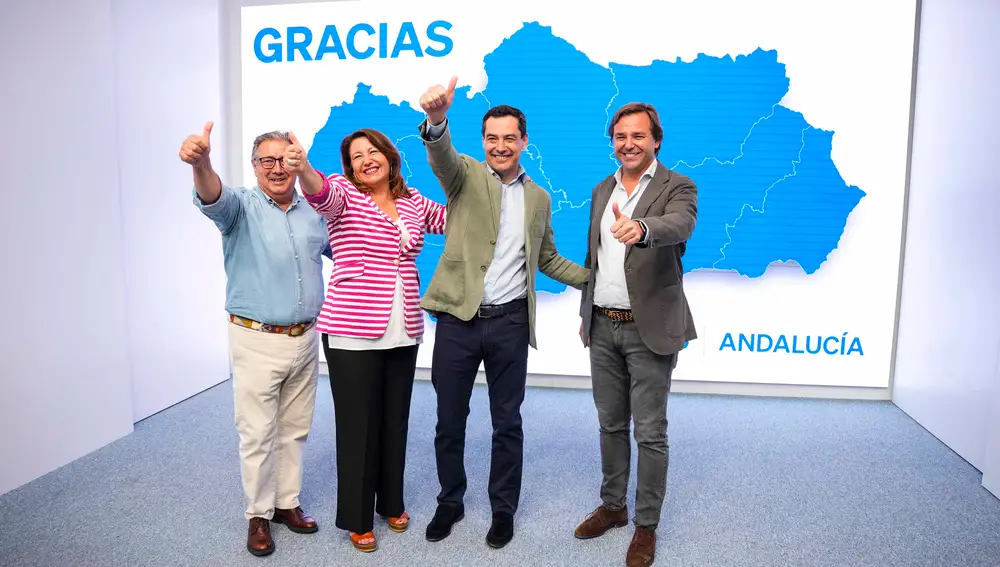La dirección del PP-A hace seguimiento del resultado electoral del 9J (Sevilla)
