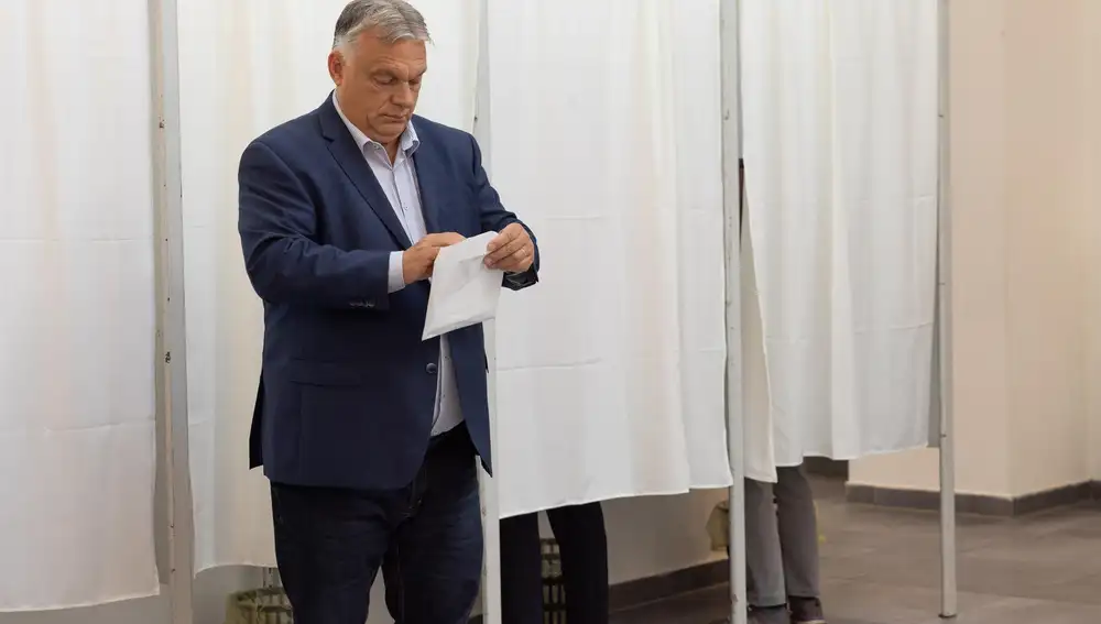 UE.- El Fidesz de Orbán gana las elecciones europeas pero pierde casi nueve puntos porcentuales respecto a 2019