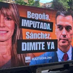 El camión de Hazte Oír que según el PSOE infringió la ley electoral en la campaña de las elecciones europeas