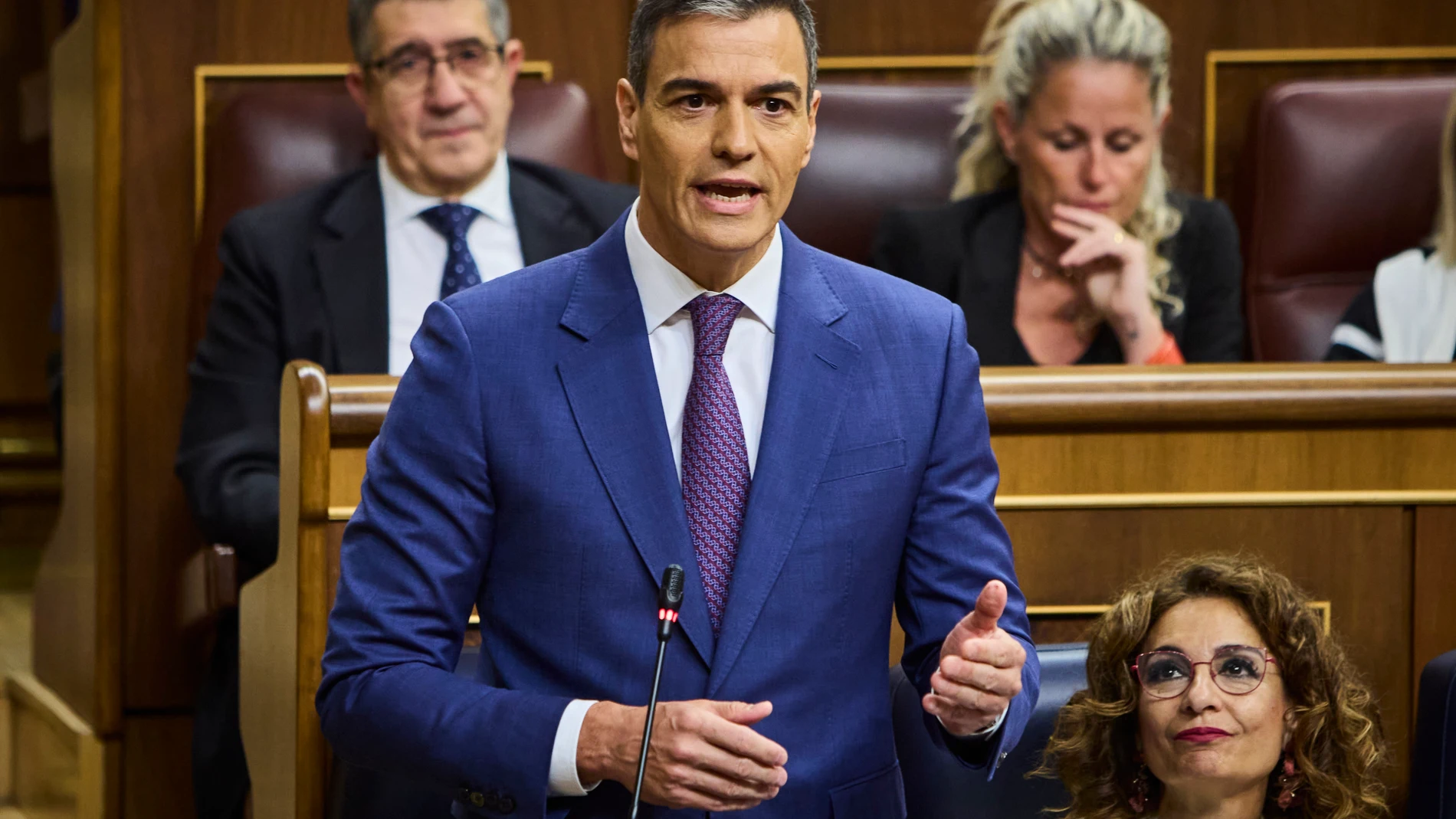 Pleno del Congreso. Sesión de control al gobierno. Asisten Pedro Sanchez, Alberto Nuñez Feijoo, Yolanda Diaz, María Jesús Montero, Teresa Ribera © Alberto R. Roldán / Diario La Razón. 12 06 2024