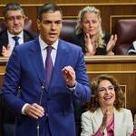 Pleno del Congreso. Sesión de control al gobierno. Asisten Pedro Sanchez, Alberto Nuñez Feijoo, Yolanda Diaz ©