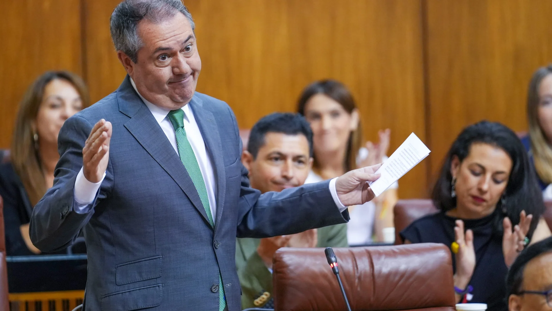 El secretario general del PSOE A, Juan Espadas