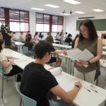 Prueba de la EBAU en la Universidad de Valladolid