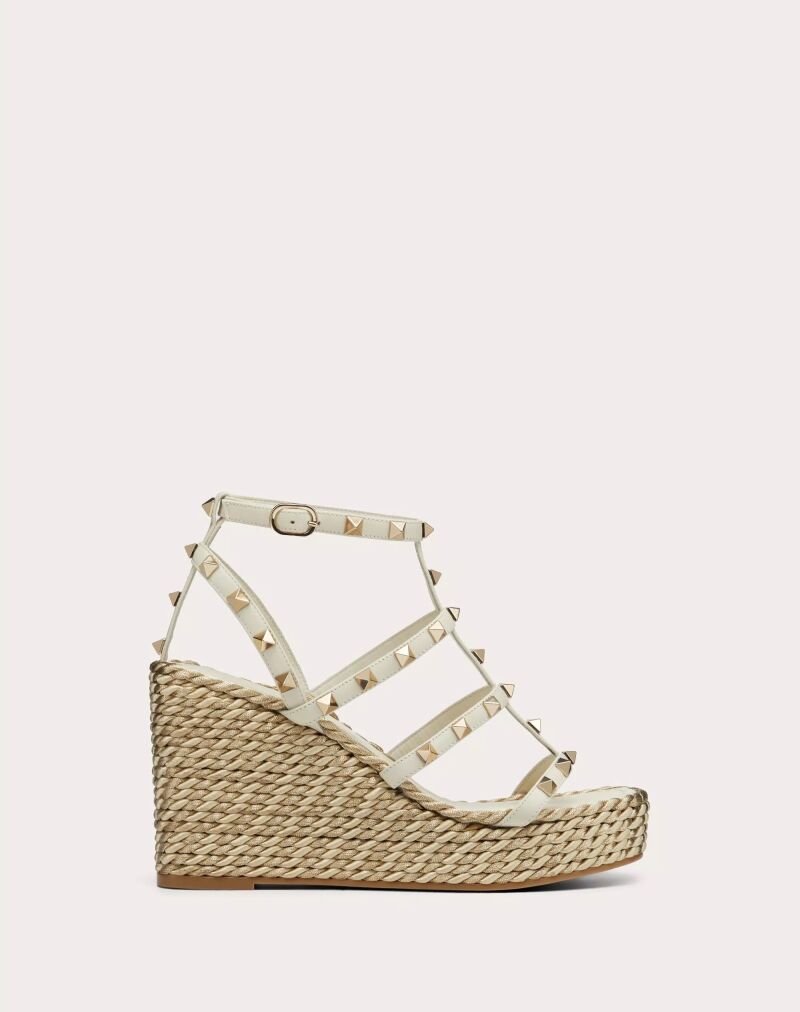 Sandalias de cuña.