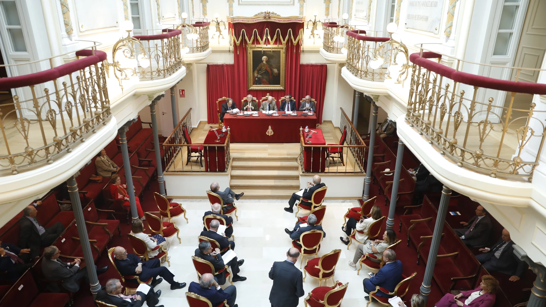 Ciclo conferencias sobre la monarquia parlamentaria en la Real Academia de Juriprudencia y Legislación Española. © Jesús G. Feria.