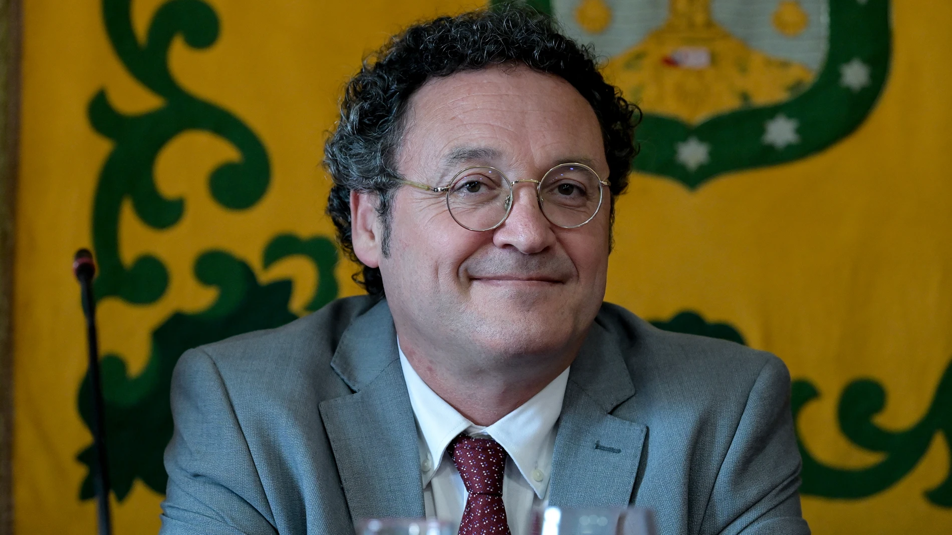 El fiscal general del Estado, Álvaro García Ortiz, durante la clausura de la Escuela de Verano del Ministerio Fiscal, en el Pazo de Mariñán, a 14 de junio de 2024, en Mariñán, Bergondo, A Coruña, Galicia (España). La Escuela de Verano del Ministerio Fiscal se inauguró en el Pazo de Mariñán el pasado 12 de junio bajo el título ‘Las funciones del Ministerio Fiscal en la defensa del interés y los derechos de los y las Menores’. Durante el curso, que ha durado tres días, se han abordado temas com...