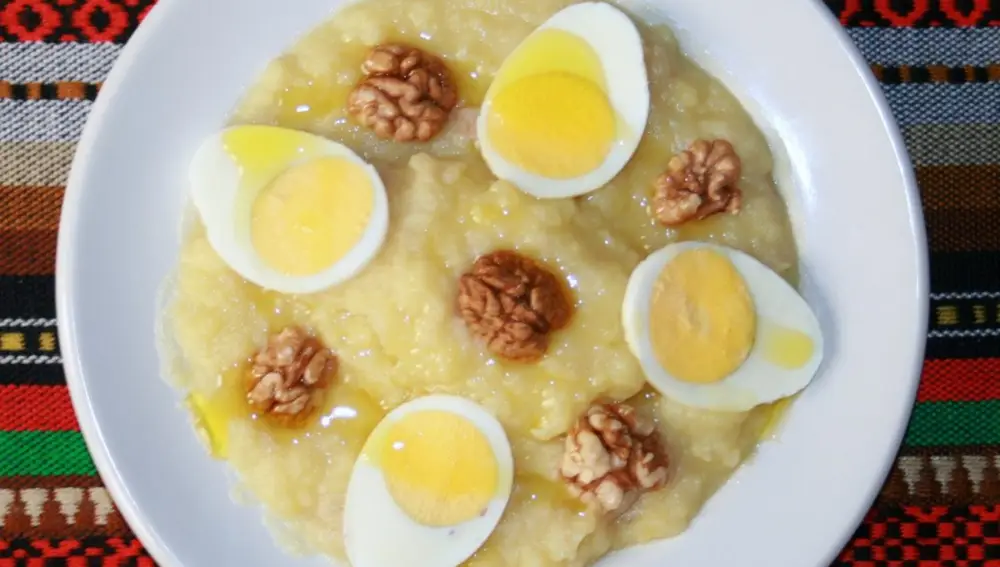 Atascaburras, plato típico manchego