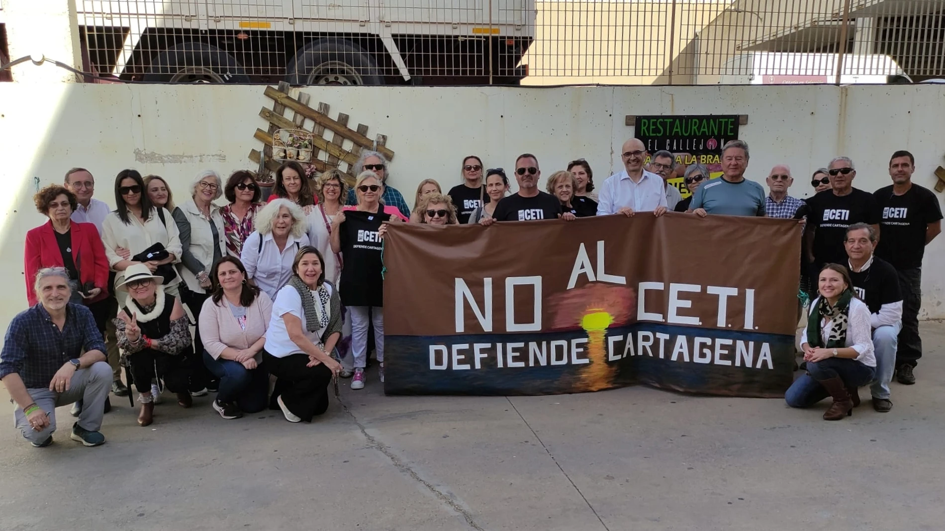 La plataforma "No al CETI" convoca una nueva concentración en Cartagena