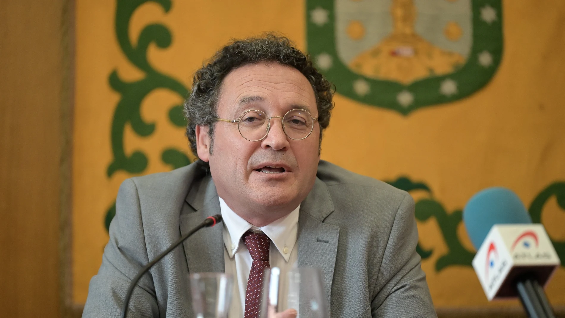 El fiscal general del Estado, Álvaro García Ortiz, durante la clausura de la Escuela de Verano del Ministerio Fiscal, en el Pazo de Mariñán, a 14 de junio de 2024.