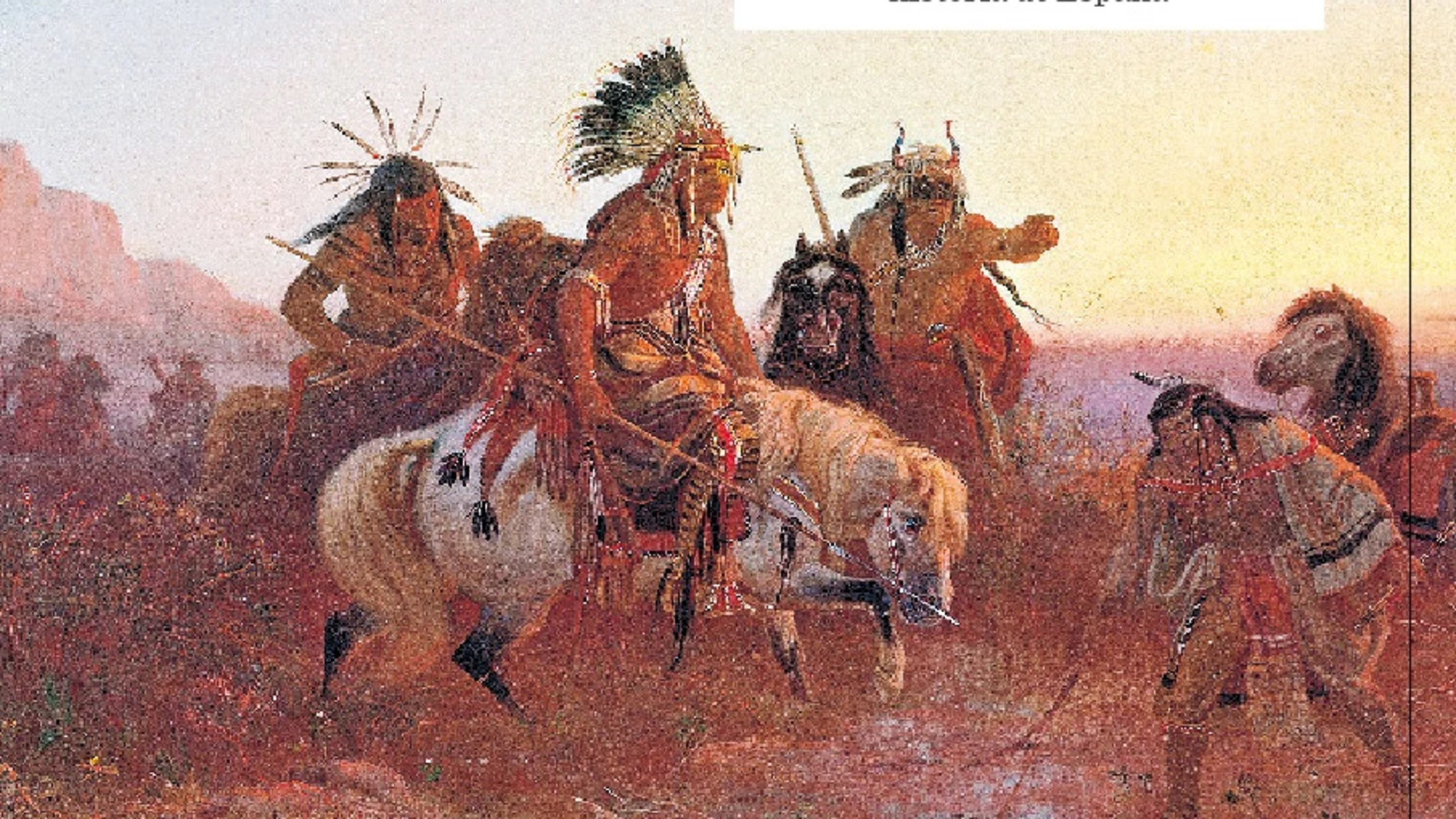 «El rastro perdido», óleo sobre lienzo de Charles Wimar que muestra a nativos americanos