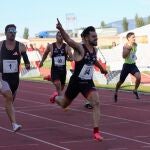 Sergio Juárez y Óscar Husillos durante una de las pruebas