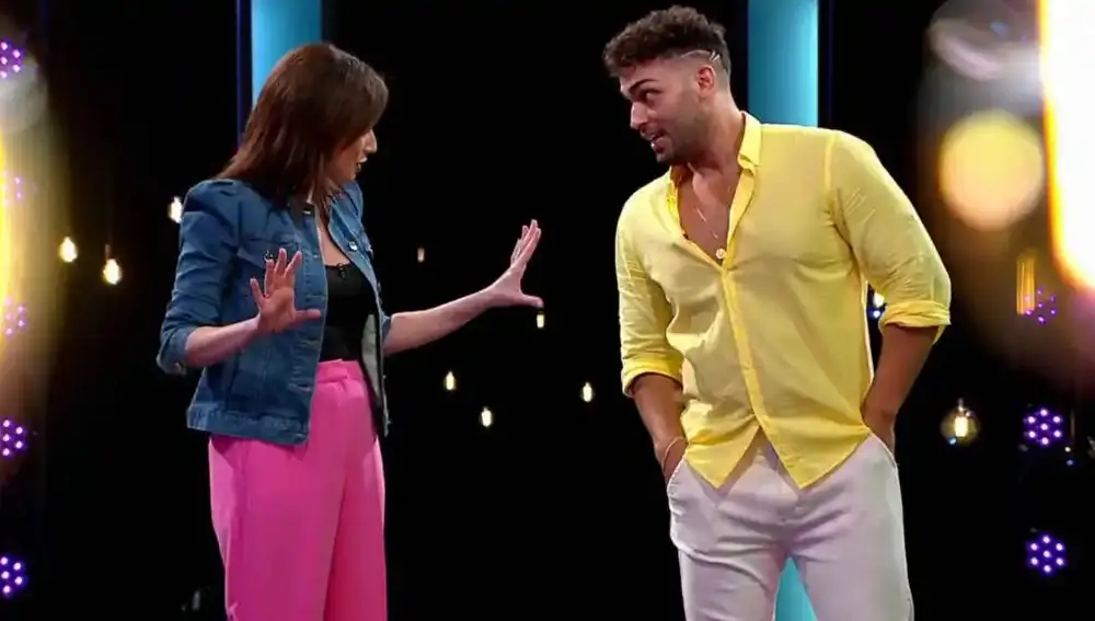 Marta Flich y Ricky en 'Naked Attraction'