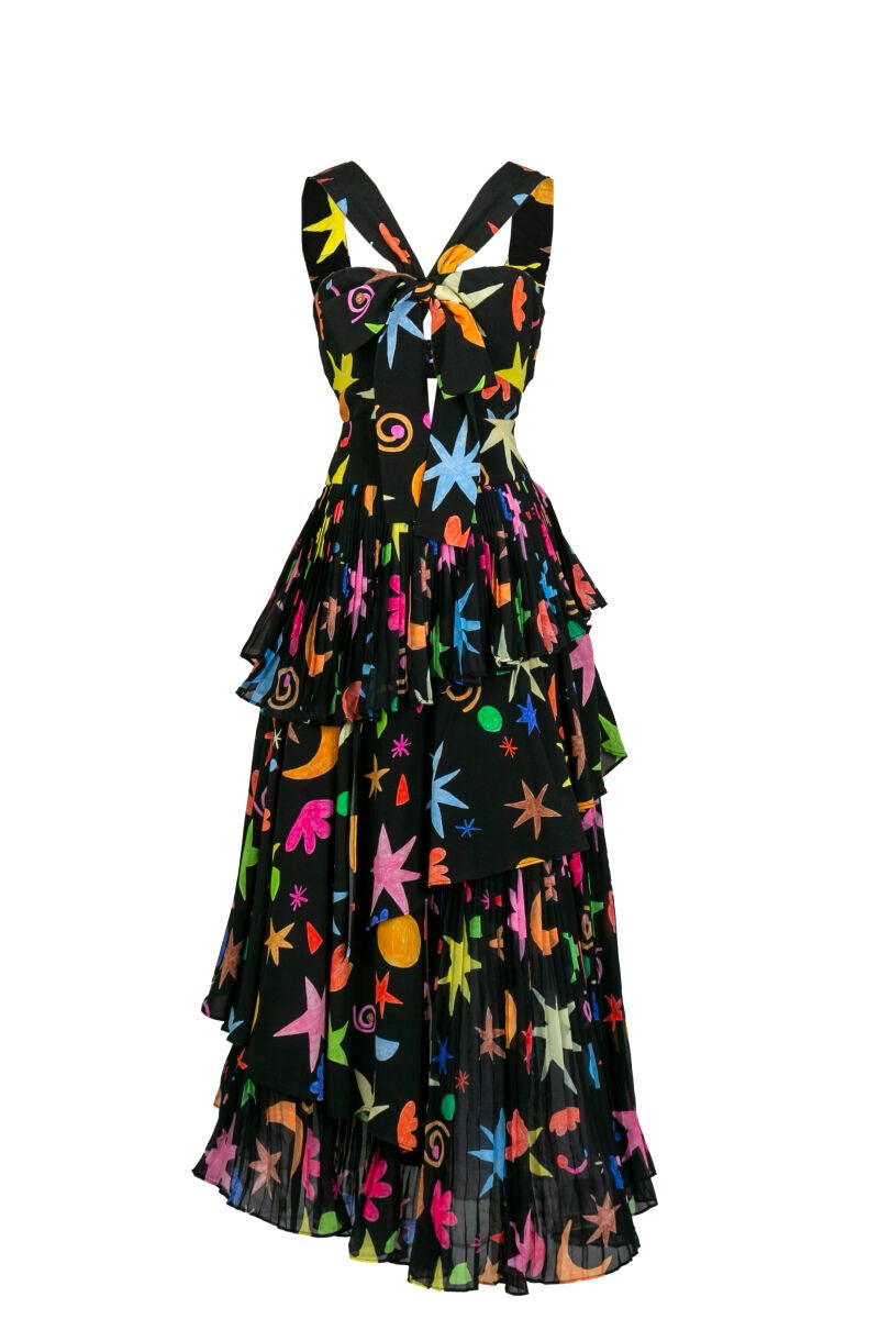 Vestido estampado.