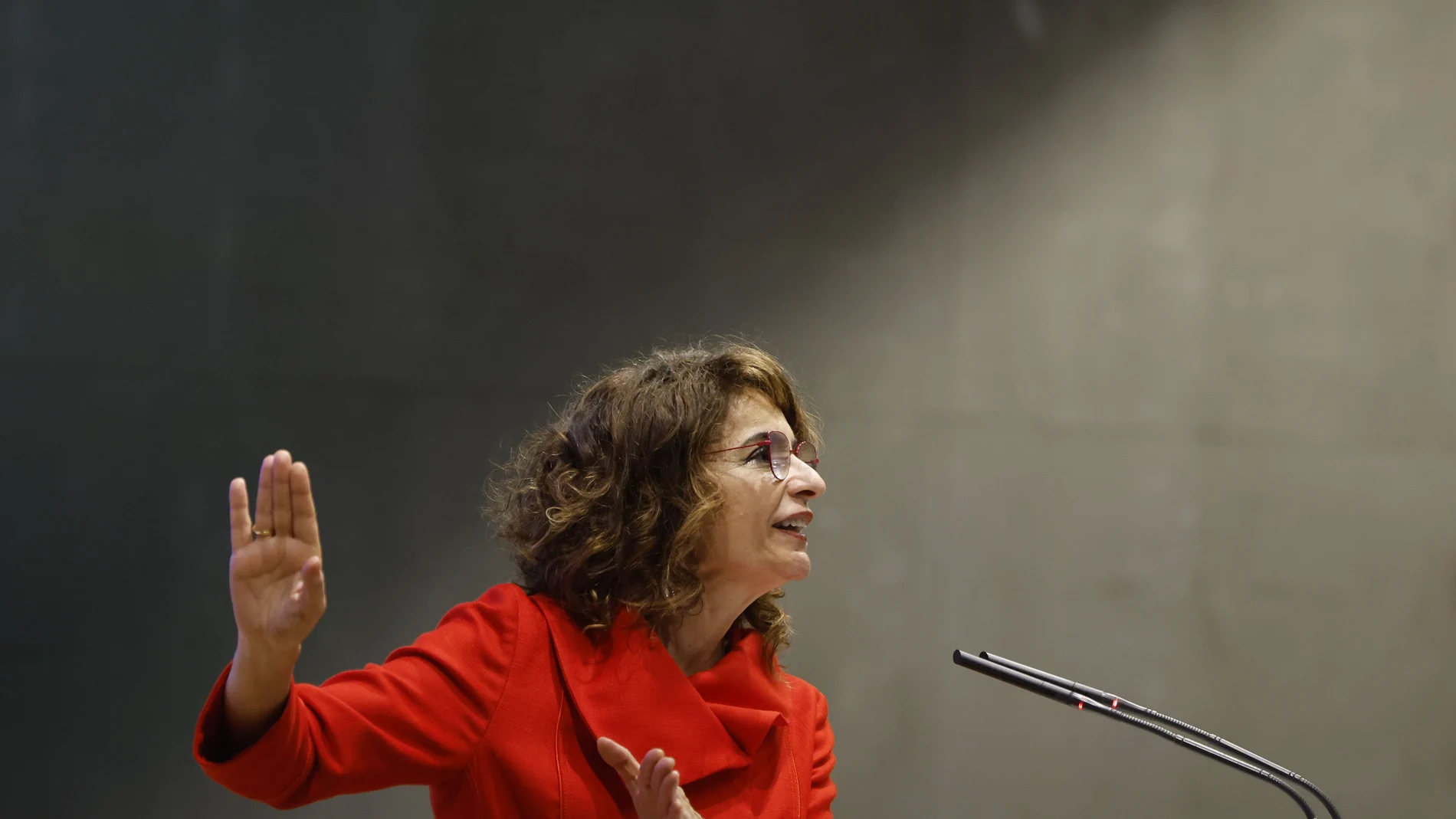 La vicepresidenta primera y ministra de Hacienda, María Jesús Montero.