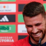 Rueda de prensa del portero de la selección española Unai Simón