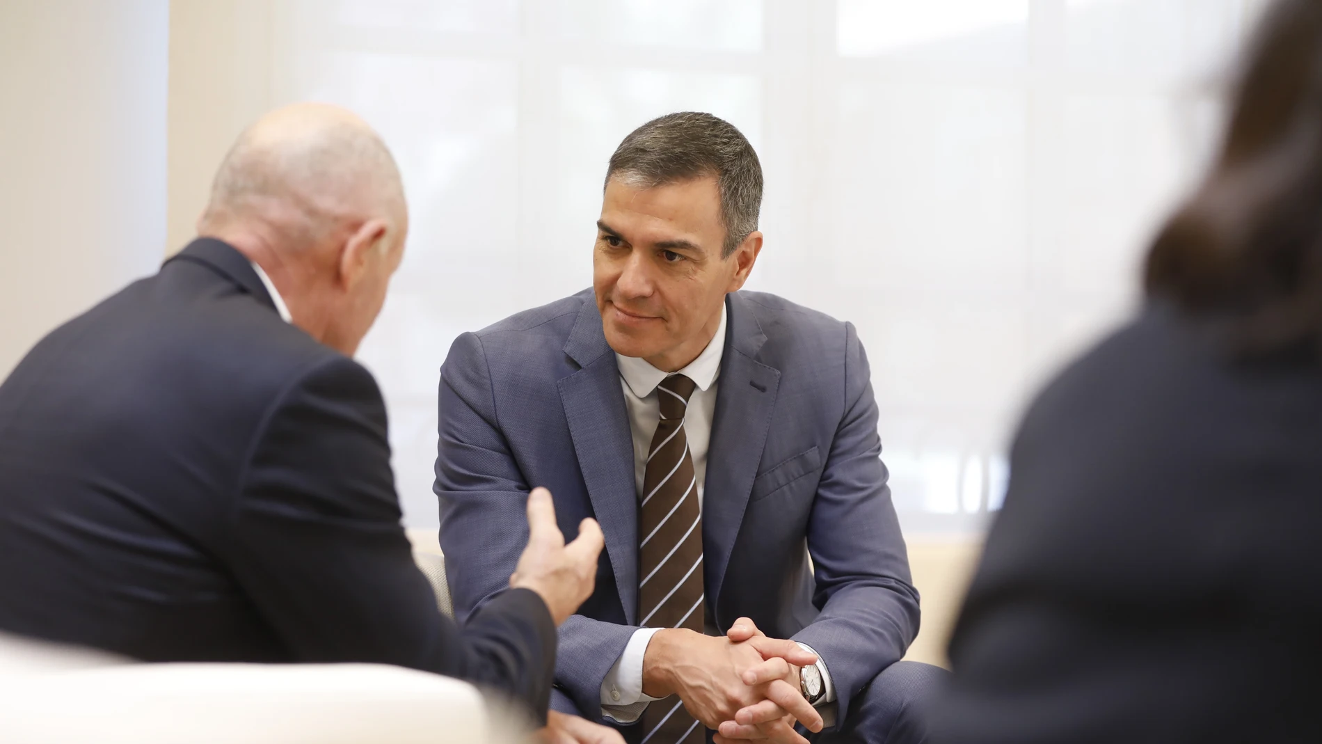Encuentro de Pedro Sánchez con los representantes de la Copa América. © Jesús G. Feria.